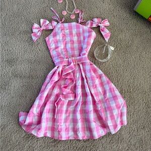 Women’s Barbie movie costume with accessories